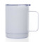 Cana termica pentru sublimare metal (otel 304) "Yeti" alb cu maner (350 ml). Photo 1